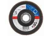 BOSCH Expert for Metal Fächerschleifscheibe X551, 125x22,23mm, 120, gewinkelt 2608607347