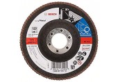 BOSCH Fächerschleifscheibe X571, Best for Metal, gewinkelt, 115 mm, 22,23 mm 2608607319