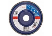 BOSCH Expert for Metal Fächerschleifscheibe X551, 115x 22,23mm, G120, gerade 2608607364