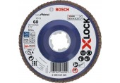 BOSCH Professional X-LOCK Fächerschleifscheibe 125mm K 60 2608619210