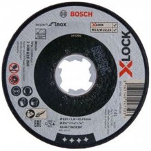 BOSCH X-LOCK gerade Expert for Inox AS 46 T INOX BF, 115 x 22,23 x 1,6 mm 2608619260