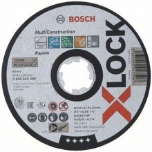 BOSCH X-LOCK Multi Material Trennscheibe, 115 × 1 × 22,23mm 2608619268
