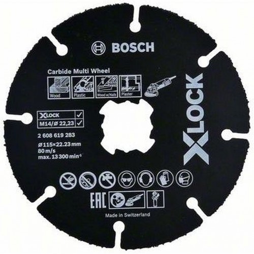 BOSCH Carbide Multi Wheel Trennscheibe, X-LOCK,125mm 2608619284