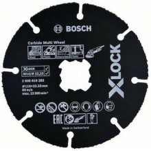 BOSCH X-LOCK Carbide Multi Wheel-Set, 10-teilig, 115 mm 2608619368