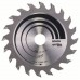 Bosch Kreissägeblatt Optiline Wood für Handkreissägen, 130 x 20/16 x 2,4 mm, 2608640582