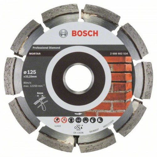 BOSCH Diamanttrennscheibe Expert for Mortar 125mm 2608602534 BOSCH Diamanttrennscheibe Expert for Mortar 125mm 2608602534