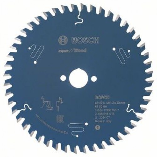 Bosch Kreissägeblatt Expert for Wood, 160 x 20 x 1,8 mm, 48 2608644015 Bosch Kreissägeblatt Expert for Wood, 160 x 20 x 1,8 mm, 48 2608644015