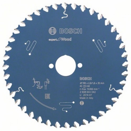 Bosch Kreissägeblatt Expert for Wood, 184 x 30 x 2,6 mm, 40 2608644042 Bosch Kreissägeblatt Expert for Wood, 184 x 30 x 2,6 mm, 40 2608644042