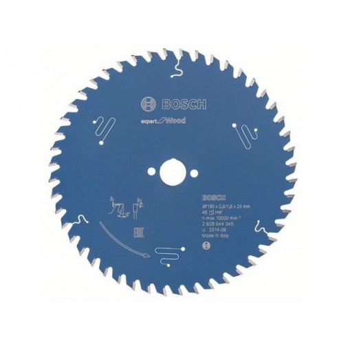 Bosch Kreissägeblatt Expert for Wood, 190 x 20 x 2,6 mm, 48 2608644045