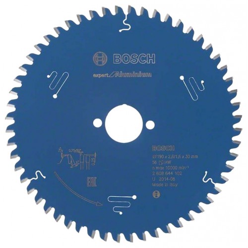 BOSCH Kreissägeblatt Expert for Aluminium, 190 x 30 x 2,6 mm, 56 2608644102