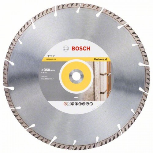 BOSCH Diamanttrennscheibe Standard for Universal, 350 x 20 x 3,3 x 10 mm 2608615070