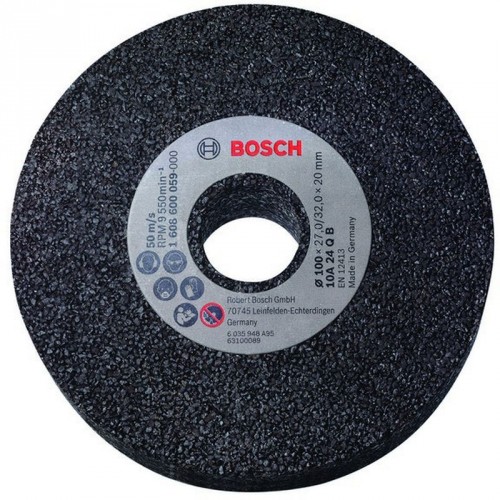 BOSCH Schleifscheibe für Geradschleifer, 125 mm, 20 mm, 20 1608600068