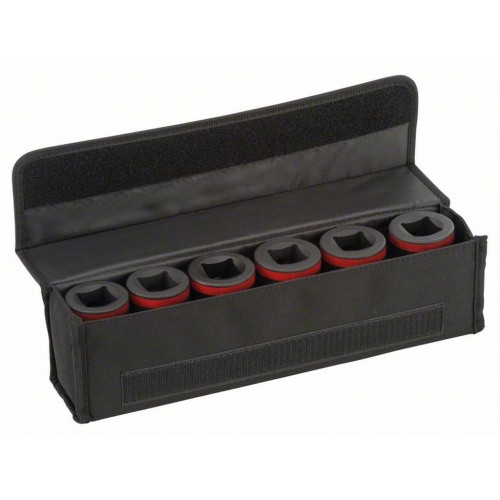 BOSCH Steckschlüsseleinsätze-Set, 6-teilig, 90 mm, 24 - 41 2608551106