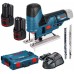 BOSCH GST 12V-70 PROFESSIONAL Akku Stichsäge 2x 3,0Ah Akku ZubehörSet L-BOXX 06015A1005