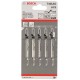 Bosch Zubehör T 101 AO Clean for Wood Stichsägeblatt - 5er-Pack, 2608630031