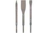 BOSCH Meißel-Set SDS-plus, 3-teilig, 250, 250, 260 x 20, 40 mm 2607019159