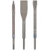 BOSCH Meißel-Set SDS-plus, 3-teilig, 250, 250, 260 x 20, 40 mm 2607019159