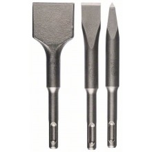 Bosch Kurzmeißel-Set SDS-plus, 3-teilig, 140, 140 x 20,140 x 40 mm