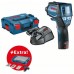 BOSCH GIS 1000 C Thermodetektor + GSR 12V-15 Akku-Schrauber + Zubehör in BOXX