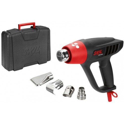 SKIL Heißluftpistole 8003 DC (2.000W, 3 Temperaturstufen, 4 tlg. Zubehörset mit Koffer) SKIL Heißluftpistole 8003 DC (2.000W, 3 Temperaturstufen, 4 tlg. Zubehörset mit Koffer)