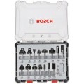 BOSCH Freihandfräser-Set, 6-mm-Schaft, 15-teilig 2607017471