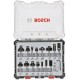 BOSCH Accessories Fräser-Set, 8-mm-Schaft, 15-teilig 2607017472