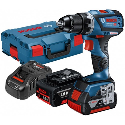 BOSCH GSR 18V-60 C Akku-Bohrschrauber 18V 2x5.0Ah 06019G1100