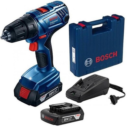 BOSCH GSB 18V-50 Akku-Schlagbohrschrauber, 18V, 2x 5,0 Ah 06019H5101