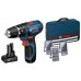 BOSCH GSB 12V-15 Akku Schrauber + 1 x 2,0 Ah + 1 x 4,0 Ah, 0615990HR9