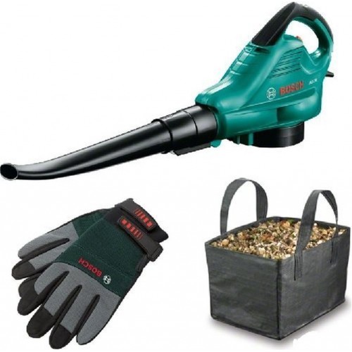 BOSCH ALS 30 Gartenlaubläser-sauger + Gartenhanschuhe+Fangsack 06008A1101