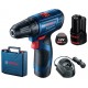 BOSCH GSR 120-LI PROFESSIONAL Akku-Bohrschrauber 2x GBA 12V 2.0Ah 06019G8000