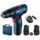 BOSCH GSB 120-LI PROFESSIONAL Akku-Schlagbohrschrauber 2x 12V 2.0Ah, 06019G8100