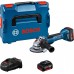 BOSCH GWS 18V-10 P Akku Winkelschleifer, 2x 5,0Ah, L-BOXX 06019J4101