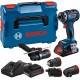 BOSCH GSR 18V-90 FC Akku-Bohrschrauber, 2x 4,0Ah, GAL 18V-40, L-BOXX 136 06019K6200