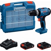 BOSCH GSB 18V-25 PROFESSIONAL Akku-Schlagbohrschrauber 2x 2,0Ah, Koffer 06019K9304