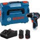 BOSCH GSR 12V-32 PROFESSIONAL Akku-Bohrschrauber, 2× 3,0 Ah, L-BOXX 06019N7007