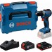 BOSCH GSR18V-52 PROFESSIONAL Akku-Bohrschrauber, 1 x 2,0Ah +1 x 4,0Ah, L-BOXX 06019S0024