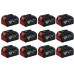 BOSCH GBA PROFESSIONAL 18 V Set mit 12 Akkus 5,0 Ah 0602494003