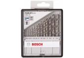 BOSCH 10-teiliges Metallbohrer-Set, Robust Line, HSS-G, 135°, 1,5–6,5 mm 2607010538