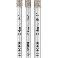 BOSCH PRO Ceramic dry Bohrer-Set, 6 x 66, 6 x 66, 8 x 66 mm, 3-tlg. 2607011626