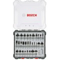 BOSCH 30-TEILIGES FRÄSER-SET 6mm für HAND und KANTENFRÄSEN 2607017472