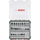 BOSCH 30-TEILIGES FRÄSER-SET 6mm für HAND und KANTENFRÄSEN 2607017472