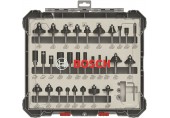BOSCH 30-teiliges Fräser-Set, 1/4" Schaft 2607017476