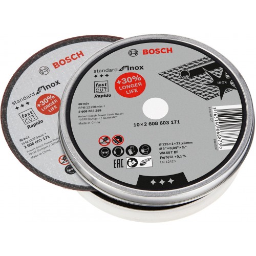 BOSCH Trennscheibe 125x1 mm Standard for Inox - Rapido WA 60 T BF,2608603255