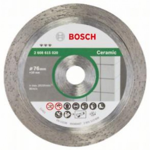 BOSCH Diamanttrennscheibe Best for Ceramic 76 x10 mm, 2608615020