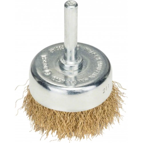 BOSCH Topfbürste, gewellter Draht, 50×0,2 mm, Messingoberfläche 50 mm, 0,2 mm 2608622008