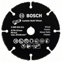 BOSCH Carbide Multi Wheel 76 x 10, 1 mm, 2608623011