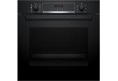 Bosch Serie 4, Einbaubackofen mit Dampfunterstützung, 60 x 60 cm, Schwarz, HQA574BB3
