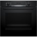 Bosch Serie 4, Einbaubackofen mit Dampfunterstützung, 60 x 60 cm, Schwarz, HQA574BB3