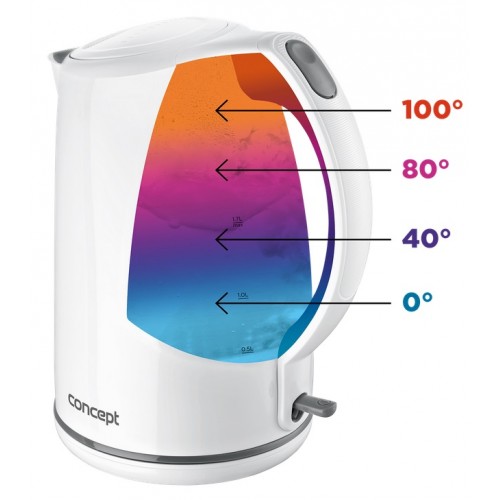 CONCEPT RK2350 Wasserkocher 2200W, keep warm mit LED-Beleuchtung rk2350 CONCEPT RK2350 Wasserkocher 2200W, keep warm mit LED-Beleuchtung rk2350